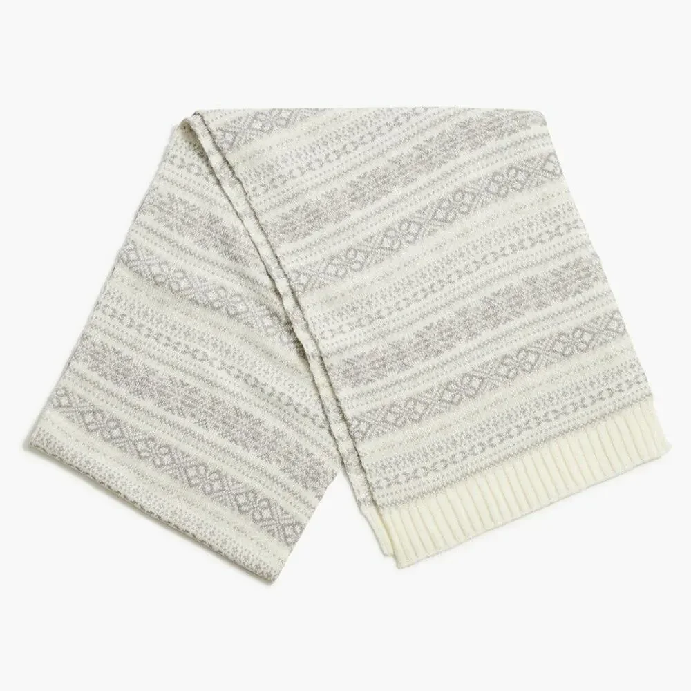 J. Crew Factory -  Grey and white elegant extra soft scarf